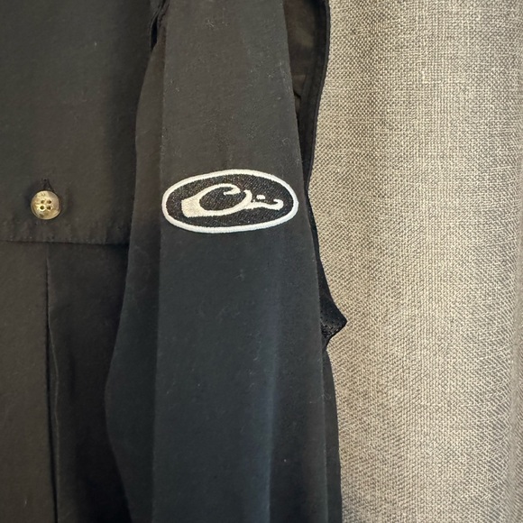 Drake Men’s Black Button Down Shirt - Picture 2 of 4